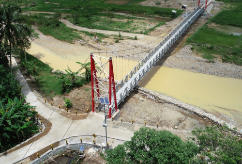 3 Jembatan Gantung Proyek PUPR Senilai Rp 9,9 Miliar di Jawa Timur Rampung  