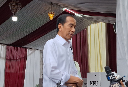 Usai Nyoblos, Presiden Jokowi Harap Pemilu 2024 Berlangsung Jujur dan Adil