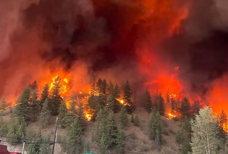 20.000 Warga British Columbia's Okanagan Lake Kanada Mengungsi Akibat Kebakaran Hutan