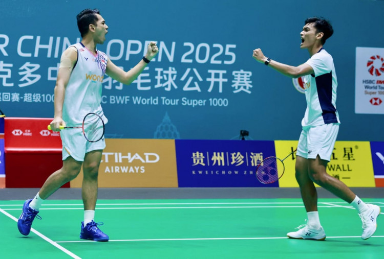 Hasil China Open 2025: Fajar/Fikri Menang, Indonesia Loloskan Dua Wakil di Semifinal