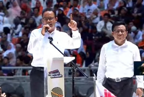 ﻿Saat Anies Puji Eks Loyalis Jokowi dan Prabowo yang Bersatu di Kampanye Akbar AMIN di JIS