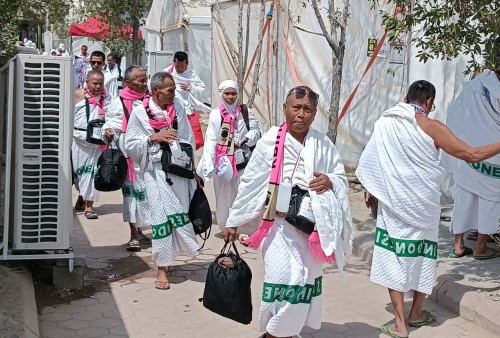 Inilah Prosesi Wukuf Jamaah Haji Indonesia di Arafah