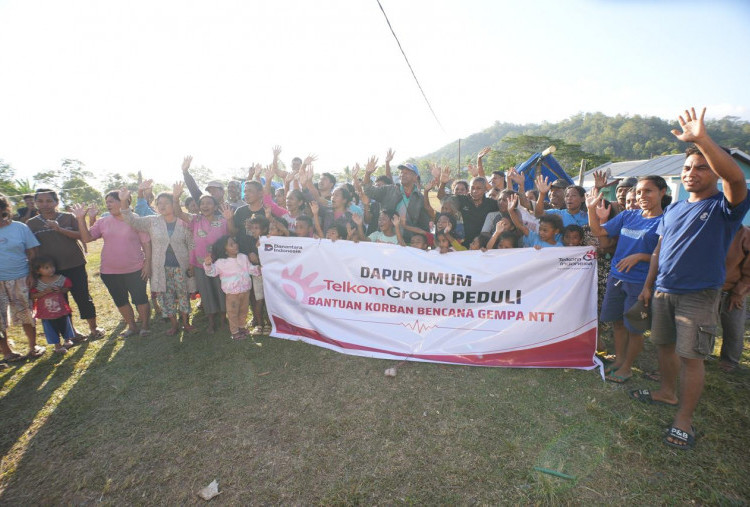 TelkomGroup Salurkan Bantuan Kemanusiaan Hingga Rp1,3 Miliar untuk Masyarakat Terdampak Gempa NTT 