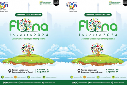 Pameran Flona 2024 Kembali Digelar di Lapangan Banteng 5 Juli hingga 2 Agustus, Yuk Temukan Ragam Flora dan Fauna!