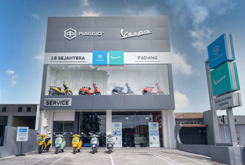 Semakin Dekat dengan Konsumen di Sumatera, Piaggio Indonesia Buka Dealer Motoplex 2 Brand di Padang