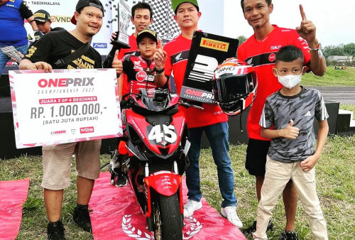 Pembalap Muda Tim Daya Honda Jayadi Racing, Abimanyu Fermadi Tampil Impresif di Seri 2 Oneprix 2022