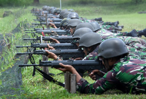 Prajurit Kima Brigif 2 Marinir Ikuti UNPD Materi Menembak