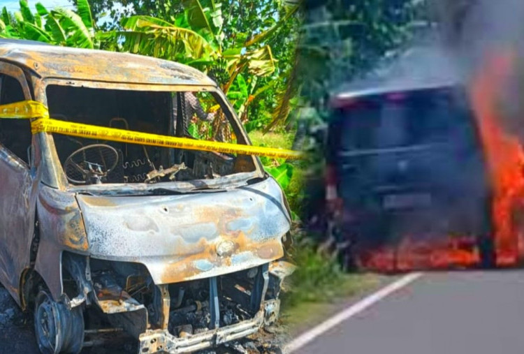 Mobil Angkut Uang Terbakar di Polman, Bawa Kas Senilai Rp 5,2 Miliar, Ini Penyebabnya