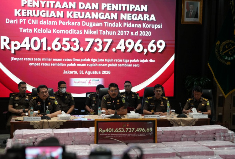 Penyidik JAM PIDSUS Terima Penyerahan Kerugian Negara PT CNI Rp401 Miliar