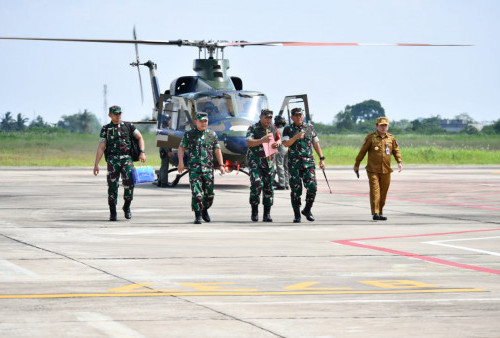 Kasad Pantau Potensi Karhutla di Jambi