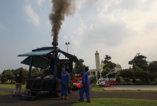 Barang bukti yang dimusnahkan oleh Ditresnarkoba Polda Jatim ini diantaranya adalah, Sabu sebanyak 14.778,14 Kilogram, Ganja 3.226,2 Kilogram, Extacy 4.308 Butir dan Pil LL 237.000 Butir. (Julian Romadhon/Harian Disway)
