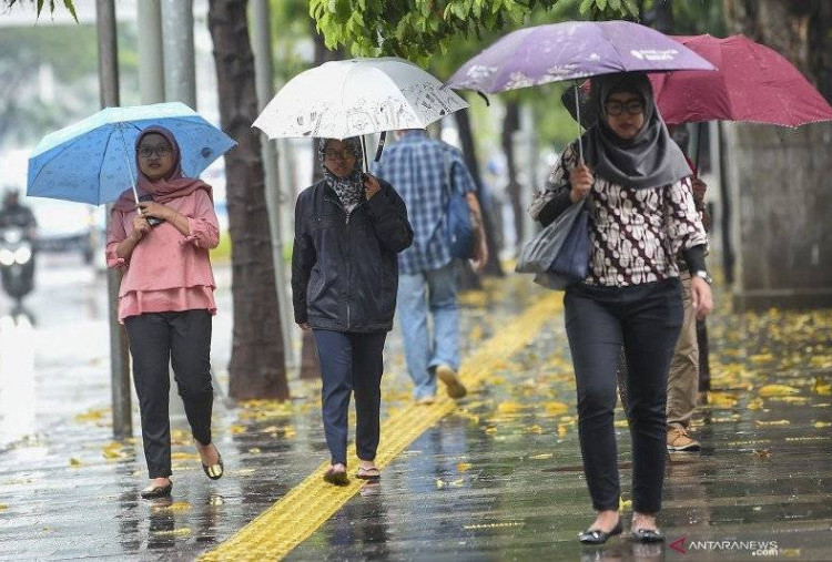 BMKG Prediksi Hujan Lebat Guyur Sejumlah Wilayah Indonesia Sepekan ke Depan