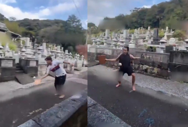 Viral WNI di Jepang Main 'Padel' di Kuburan, Langsung Dihujat Netizen: Deportasi!