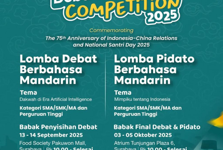 Daftar Segera, Disway Mandarin Debate & Speech Competition 2025, Ajang Nasional bagi Siswa, Mahasiswa, dan Santri 