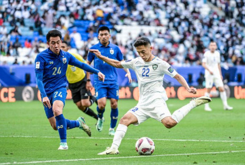 Hasil Piala Asia 2023: Uzbekistan Taklukan Thailand Skor 2-1, Tantang Qatar di Perempat Final