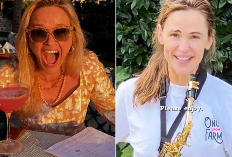 Reese Whiterspoon Ulang Tahun, Jennifer Garner Mainkan Saksofon You Are My Sunshine