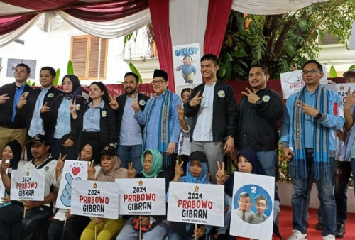 Datangi Kertanegara, Pegiat UMKM Deklarasi Dukung Prabowo-Gibran 