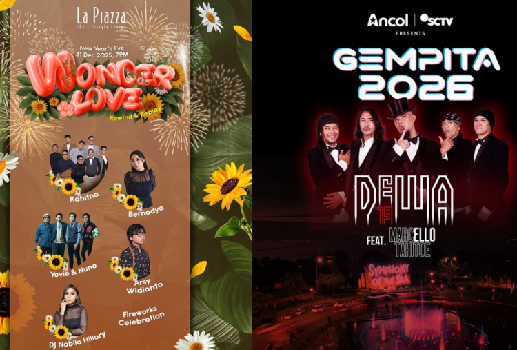 10 Acara Tahun Baru 2026 di Jakarta, Ada Konser Gratis hingga drone Show