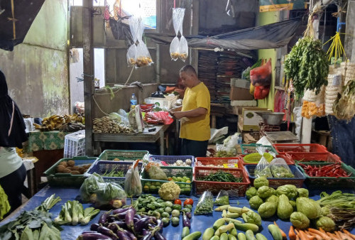 Harga Bahan Pangan Pasar Tradisional di Depok Turun Drastis Buntut Kabar Deflasi