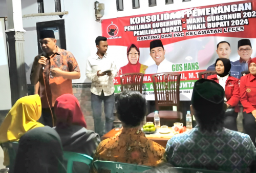 Gus Hans Hadiri Konsolidasi Pilgub PDIP di Leces, Probolinggo, Tegaskan Komitmen untuk Kesejahteraan Jatim!