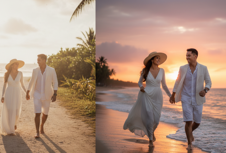 5 Contoh Prompt Gemini AI Foto Pasangan Prewedding yang Romantis, Hasilnya Dijamin Realistis