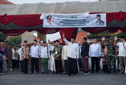 Gus Ipul Titip Doa bagi Kota Pasuruan kepada Jamaah Calon Haji