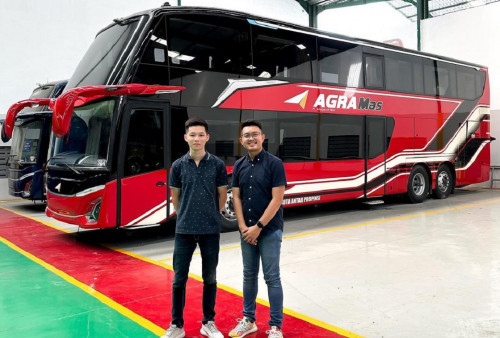 PO Agra Mas OTW Launching Bus Baru, Semut Merah Bakal Pakai Sasis dari Volvo?