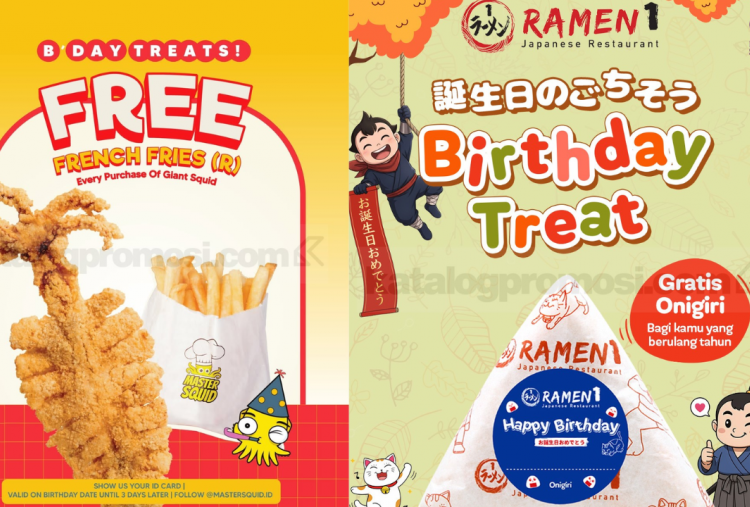 30 Promo Birthday Treats November 2026 dan Cara Klaim, Ada Ebiga Jjampong, Ramen1 hingga Teazzi!