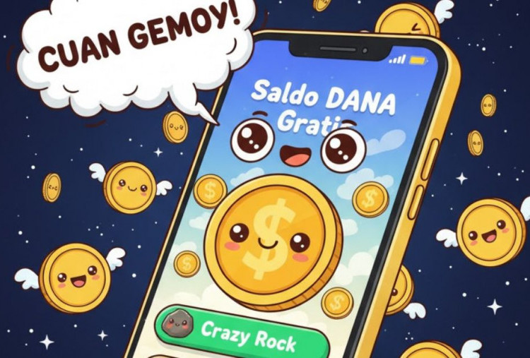Klaim Saldo DANA Gratis Hari Ini dari Game Crazy Rock, Bisa Buat Belanja di PRJ 2025