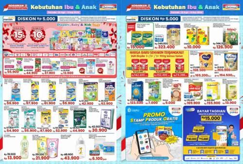 Katalog Promo JSM Indomaret Hari ini 25 Agustus 2024, Aneka Susu Bayi Diskon Hingga Rp10 Ribu!