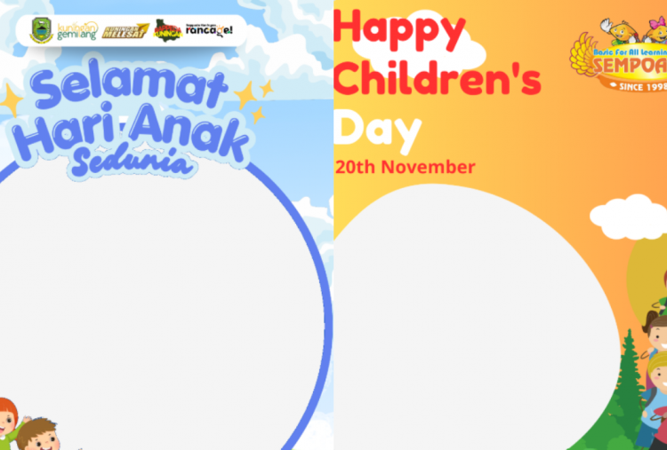 30 Link Twibbon Hari Anak Sedunia 2025 Gratis dan Ucapan, Tunjukkan Kasih Sayang ke Media Sosial