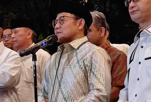 Ditanya Soal Isu Pasangan Prabowo-Airlangga, Cak Imin di Kertanegara: Tidak Masuk Pembahasan!