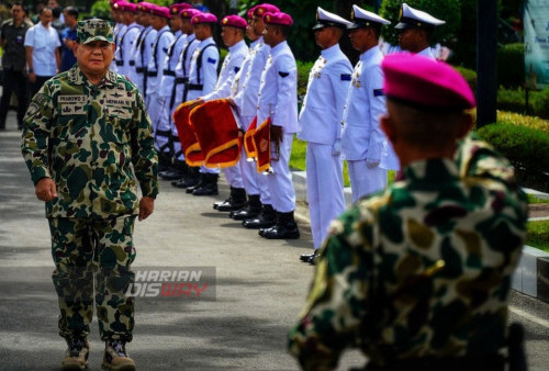Prabowo Jadi Anggota Kehormatan Marinir