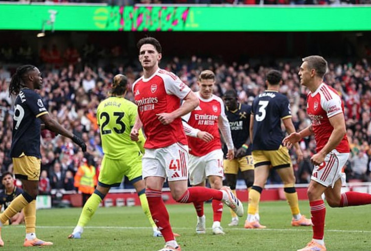 Rating Pemain Arsenal Usai Kalahkan West Ham 2-0, Declan Rice Bintangnya!