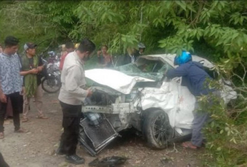 Tragis! Mobil Datsun Go Terjun ke Jurang Sedalam 20 Meter, 3 Penumpang Tewas