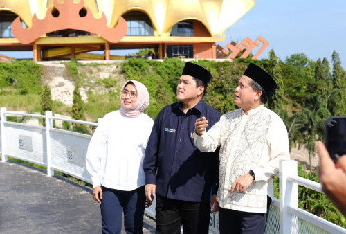 Menteri BUMN Erick Thohir Resmikan Masjid BSI Bakauheni, Jadi Gerbang Wisata Religi Lampung