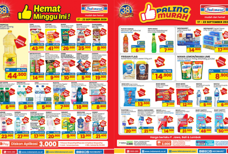 Katalog Promo JSM Indomaret Terbaru 18-20 September 2026, Diskon Downy Softener Cuma Rp20 Ribuan
