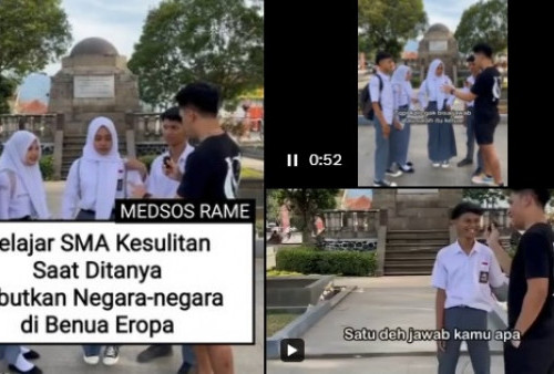 Ngakak! Viral Pelajar SMA Salah Ucap Negara-Negara di Eropa, Malah Sebut Garut 