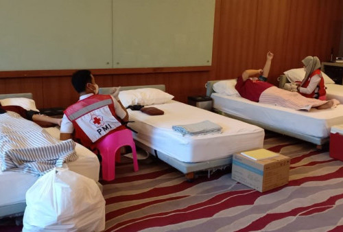Emersia Hotel Kumpulkan 40 Kantong Darah