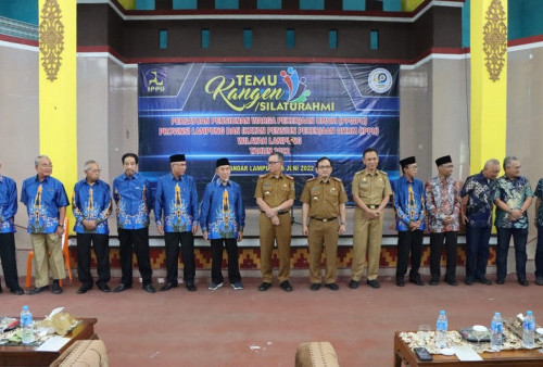Sekdaprov Fahrizal Darminto Hadiri Temu Kangen-Silaturahmi PPWPU dan IPPU Lampung