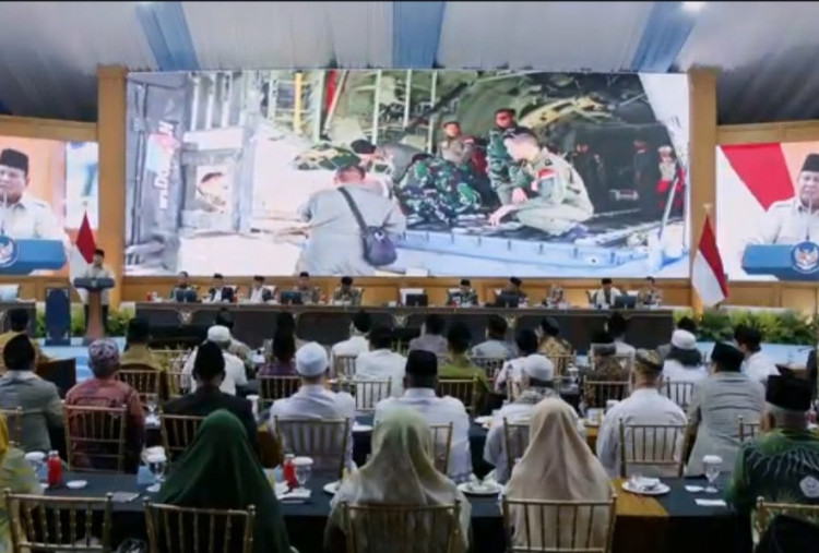 Momen Tangis Haru Prabowo Saat Apresiasi Peran Baznas Salurkan Bantuan untuk Palestina