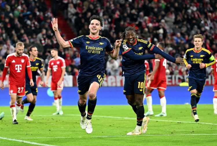 Bayern vs Arsenal 2-2, Declan Rice Selamatkan Poin The Gunners
