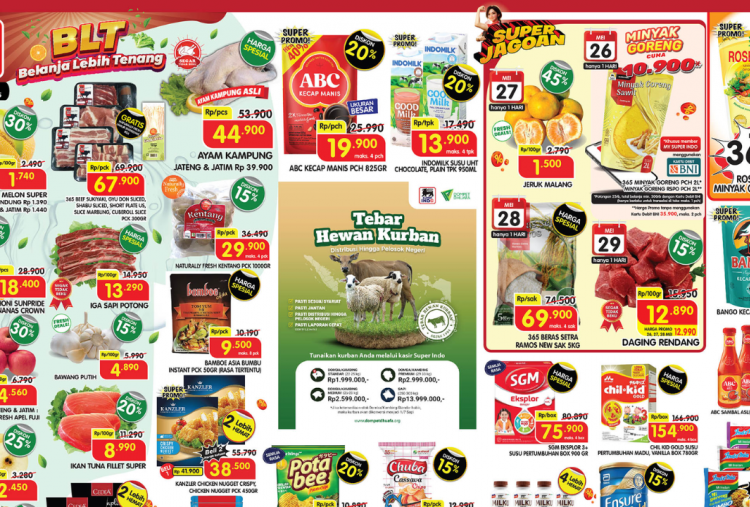 Promo Superindo Minggu Ini Terbaru 26-29 Mei 2025, Iga Sapi Rp13 Ribuan