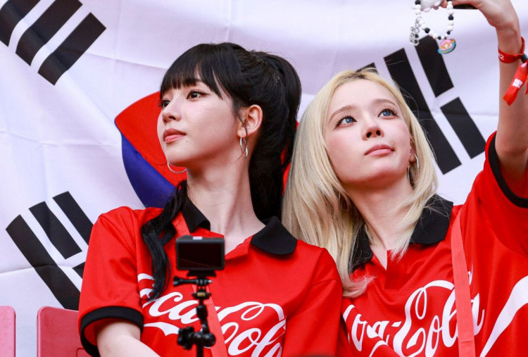 Karina dan Winter aespa Dukung Timnas Korea di Piala Dunia 2026, Cute Banget!