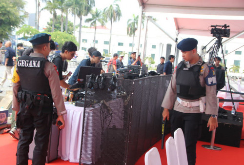 100 Personel Gabungan Amankan Deklarasi Kampanye Damai Pilkada Jakarta di Taman Fatahilah