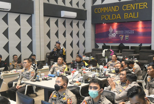 Command Center Polda Bali Tersambung Ribuan Kamera Pengawas, Sudah Dilengkapi Teknologi Face Recognition