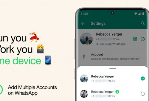 Fitur Multiple Accounts WhatsApp Resmi Hadir di Indonesia, Begini Tutorialnya