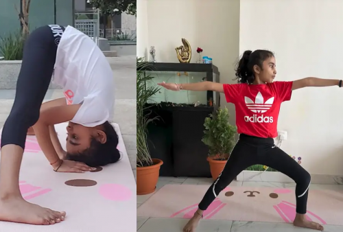 Wow! Praanvi Instruktur Yoga Termuda Dunia: 7 Tahun 165 Hari