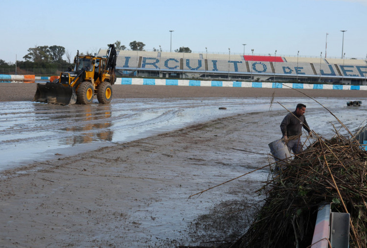 Dua Bulan Jelang MotoGP, Sirkuit Jerez Diterjang Banjir Parah