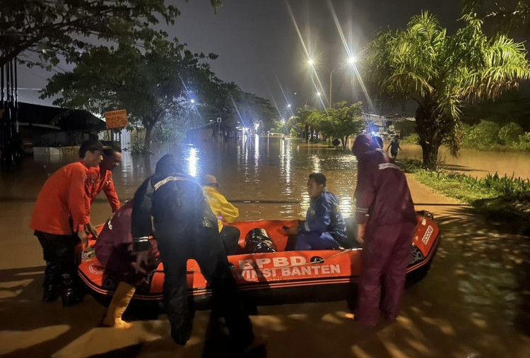Sebanyak 2.487 Jiwa Terdampak Banjir di Banten, BNPB Lakukan Evakuasi